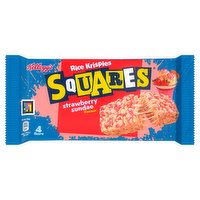 Kellogg's Rice Krispies Squares Strawberry Sundae Flavour Snack Bars 4x29g