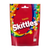 Skittles Vegan Chewy Sweets Fruit Flavoured Pouch Bag 136g