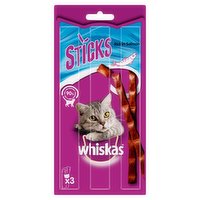 Whiskas 3 Sticks Rich in Salmon 18g