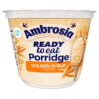 Ambrosia Ready to Eat Porridge Pot Golden syrup Flavour 210g