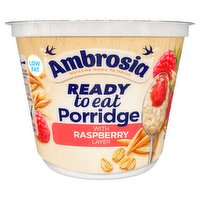 Ambrosia Ready to Eat Porridge Pot with Raspberry Layer 210g