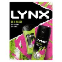 Multi Branded LYNX Body Spray Gift Set Epic Fresh Duo 2 piece 