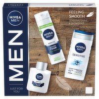 NIVEA MEN Feeling Smooth Sensitive Shave & Shower Kit