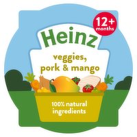 Heinz By Nature Veggies, Pork & Mango Baby Food Tray 12+ Months 200g