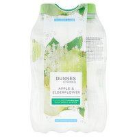 Dunnes Stores Apple & Elderflower Flavoured Sparkling Irish Spring Water 4 x 500ml