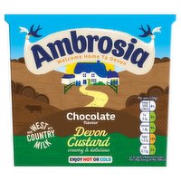 Ambrosia Ready to Eat Chocolate Flavour Devon Custard Pots 4 x 120g 