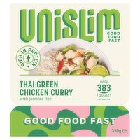 Unislim Thai Green Chicken Curry with Jasmine Rice 350g