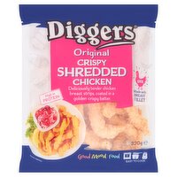 Diggers Original Crispy Shredded Chicken 320g