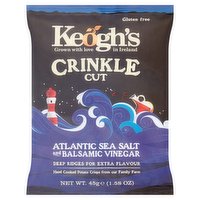 Keogh's Crinkle Cut Atlantic Sea Salt and Balsamic Vinegar 45g