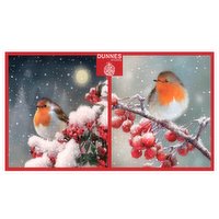 Laura Lynn Box of 12 Square Christmas Cards - Christmas Robins