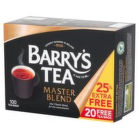 Barry's Tea Master Blend 80s Teabags + 25% Extra Free 313g