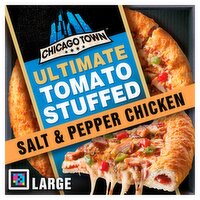 Chicago Town Weekender Tomato Stuffed Crust Salt & Pepper Chicken Large Pizza 