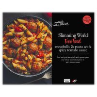 Slimming World Free Food Meatballs & Pasta with Spicy Tomato Sauce 550g