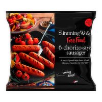 Slimming World Free Food 6 Chorizo-Style Sausages 360g