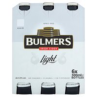 Bulmers Irish Cider Light 6 x 300ml