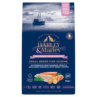 Harley & Marley Super Premium Complete Dog Food Small Breed Fish Cuisine 1+ Years 3kg