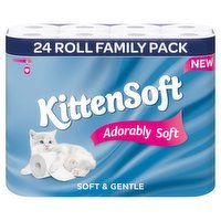 KittenSoft Adorably Soft 24 Roll Family Pack