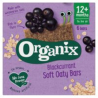 Organix Blackcurrant Soft Oaty Bars 12+ Months 6 x 23g (138g)