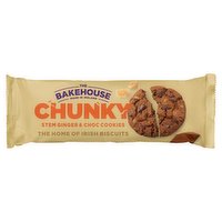 The Bakehouse Chunky Stem Ginger & Choc Cookies 220g
