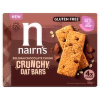 Nairn's 8 Belgian Chocolate Chunk Crunchy Oat Bars 160g