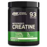 Optimum Nutrition Micronised Creatine Powder,  Unflavoured, 93 servings, 317g