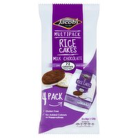 Jacob's Multipack Milk Chocolate Rice Cakes 4 x 30g (120g)