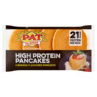 Pat the Baker 4 High Protein Banana Flavoured Pancakes 150g