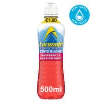 Lucozade Sport Zero Raspberry & Passion Fruit 500ml €1.80 PMP