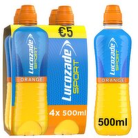 Lucozade Sport Drink Orange 4x500ml PMP €5