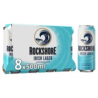 Rockshore Irish Lager Beer 8x500ml Can