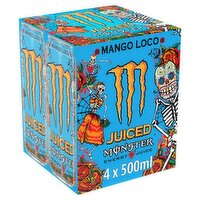 Monster Energy Juice Mango Loco 4 x 500ml