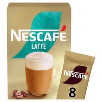 Nescafe Latte Instant Coffee 8 x 18g Sachets 