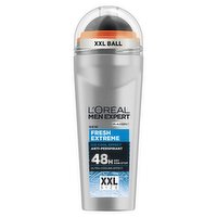 L'Oréal Men Expert Fresh Extreme 48H Roll On Anti-Perspirant Deodorant Larger XXXL 100ml, with Ultra