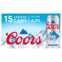 Coors 15 x 500ml Cans