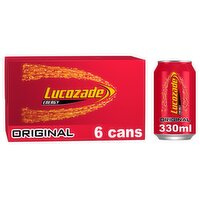 Lucozade Energy Drink Original 6x330ml multipack