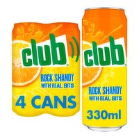  Club Rock Shandy with Real Bits 4 x 330ml