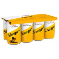 Schweppes Slimline Tonic Water 8 x 150ml
