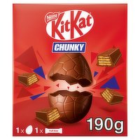 Kit Kat Chunky Milk Chocolate Large Easter Egg 190g