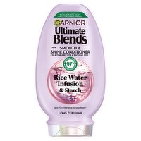 Garnier Ultimate Blends Rice Water Infusion & Starch Conditioner for Long Hair, 200ml