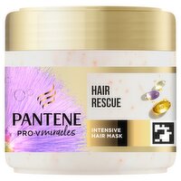 Pantene Silky & Glowing Hair Rescue Mask with Biotin & Keratin Reconstruct 300ml