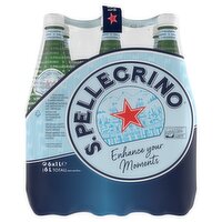 S.Pellegrino Sparkling Natural Mineral Water 4 x 0.5 L