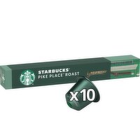 Starbucks® by Nespresso® Pike Place Medium Coffee Pods X10