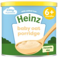 Heinz Baby Oat Porridge Baby Food 6+ Months 220g