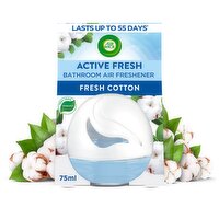 Air Wick Fresh Cotton Active Fresh Bathroom Air Freshener 75ml