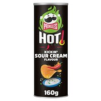 Pringles Hot Kickin' Sour Cream Sharing Crisps 160g