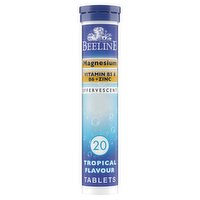 Beeline Magnesium 20 Tropical Flavour Tablets