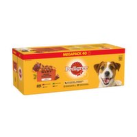 Pedigree Adult Wet Dog Food Pouches Mixed Selection in Jelly Mega Pack 40 x 100g