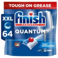 Finish Quantum All in One Dishwasher Tablets Regular - 64 Tabs