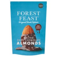 Forest Feast Salted Dark Chocolate Almonds 120g