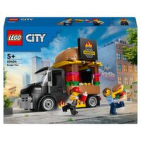 LEGO City Burger Van, Food Truck Toy Playset 60404